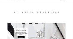 Desktop Screenshot of mywhiteobsession.com